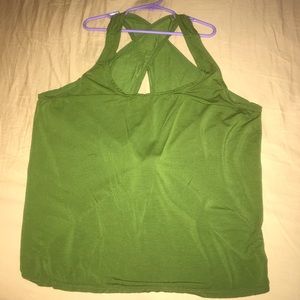 Born Primitive Green tie up tank